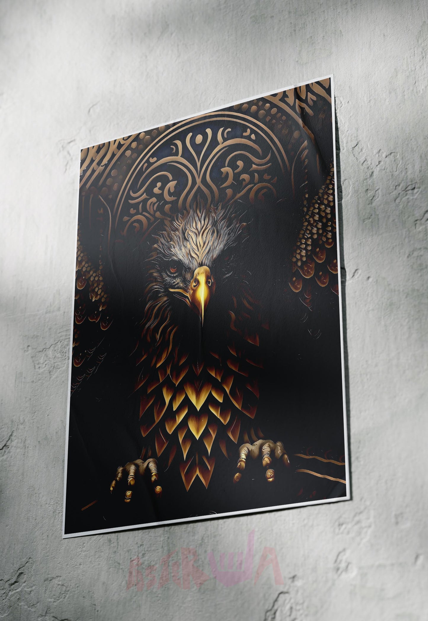 Feathers of Fate | Abstract | Art Poster