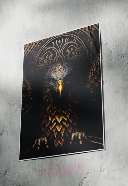Feathers of Fate | Abstract | Art Poster