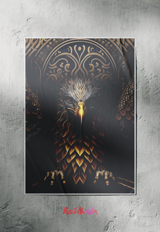Feathers of Fate | Abstract | Art Poster