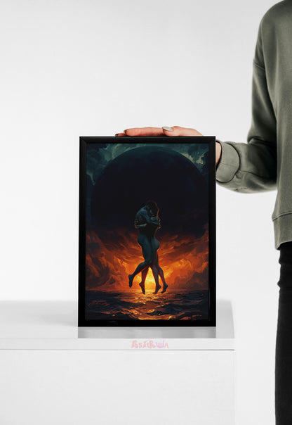 Soaring Hearts | Abstract | Art Poster
