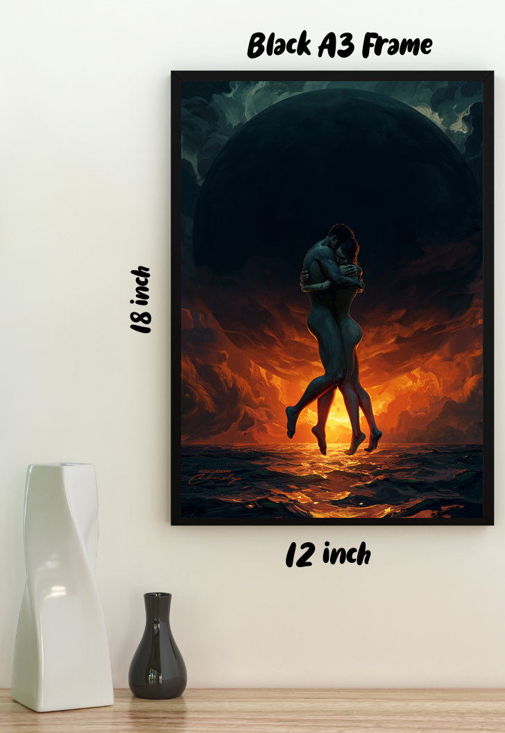 Soaring Hearts | Abstract | Art Poster