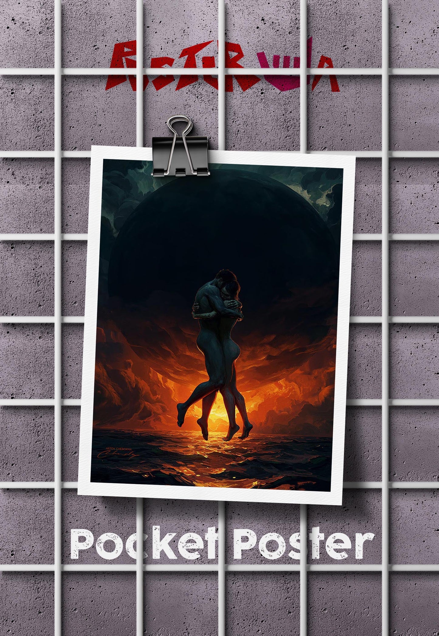 Soaring Hearts | Abstract | Art Poster