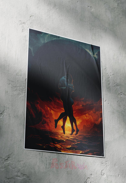 Soaring Hearts | Abstract | Art Poster