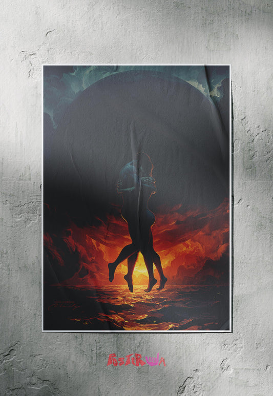 Soaring Hearts | Abstract | Art Poster