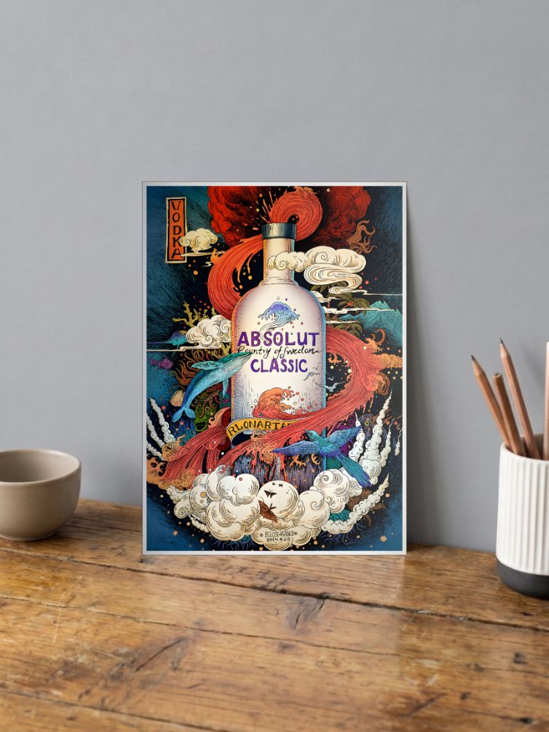 Absolut Classic Vodka Poster