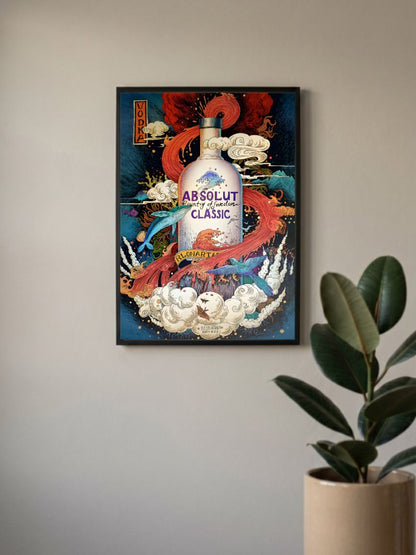 Absolut Classic Vodka Poster