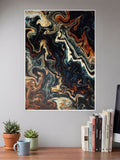 Coral Currents | Abstract | Art Poster