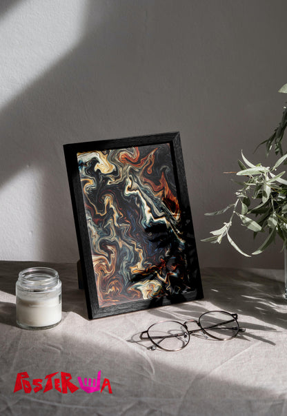 Coral Currents | Abstract | Art Poster