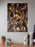 Fluid Flames | Abstract | Art Poster