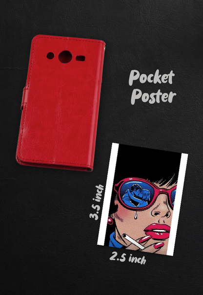 Heartbreak in Retro Hues | Punk Comic Art | Art Poster