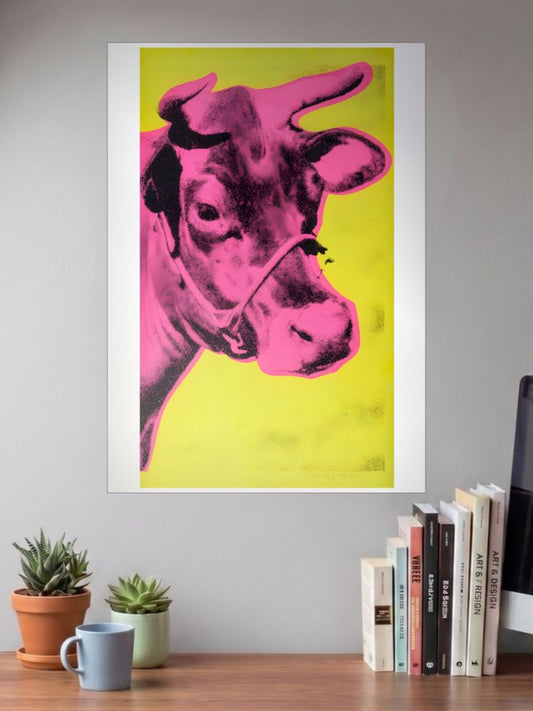 Retro Bovine Punk | Comic Art | Art Poster