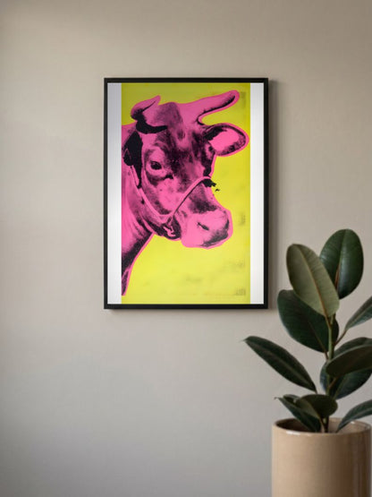 Retro Bovine Punk | Comic Art | Art Poster