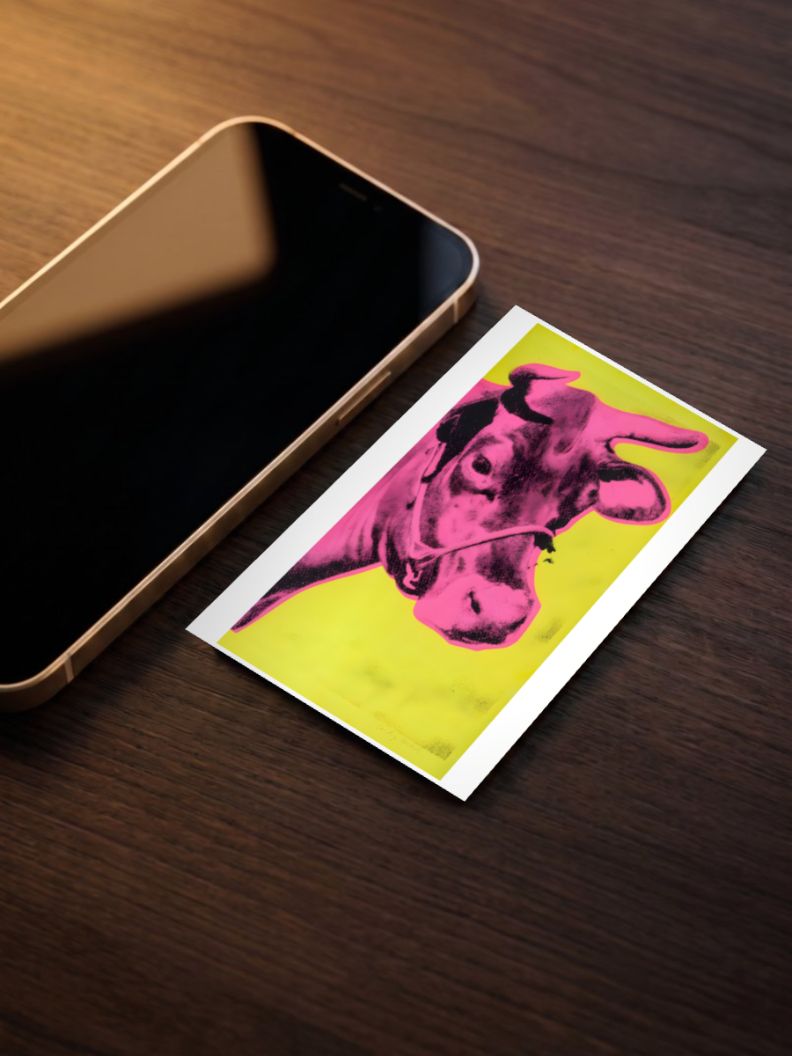 Retro Bovine Punk | Comic Art | Art Poster
