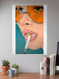 Rebel Smoke | Retro Punk | Art Poster