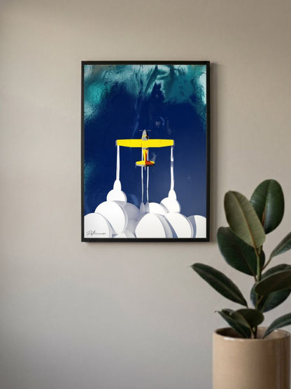 Skyward Dreams | Abstract | Art Poster