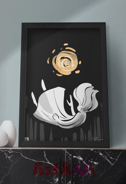 Celestial Descent | Abstract | Art Poster