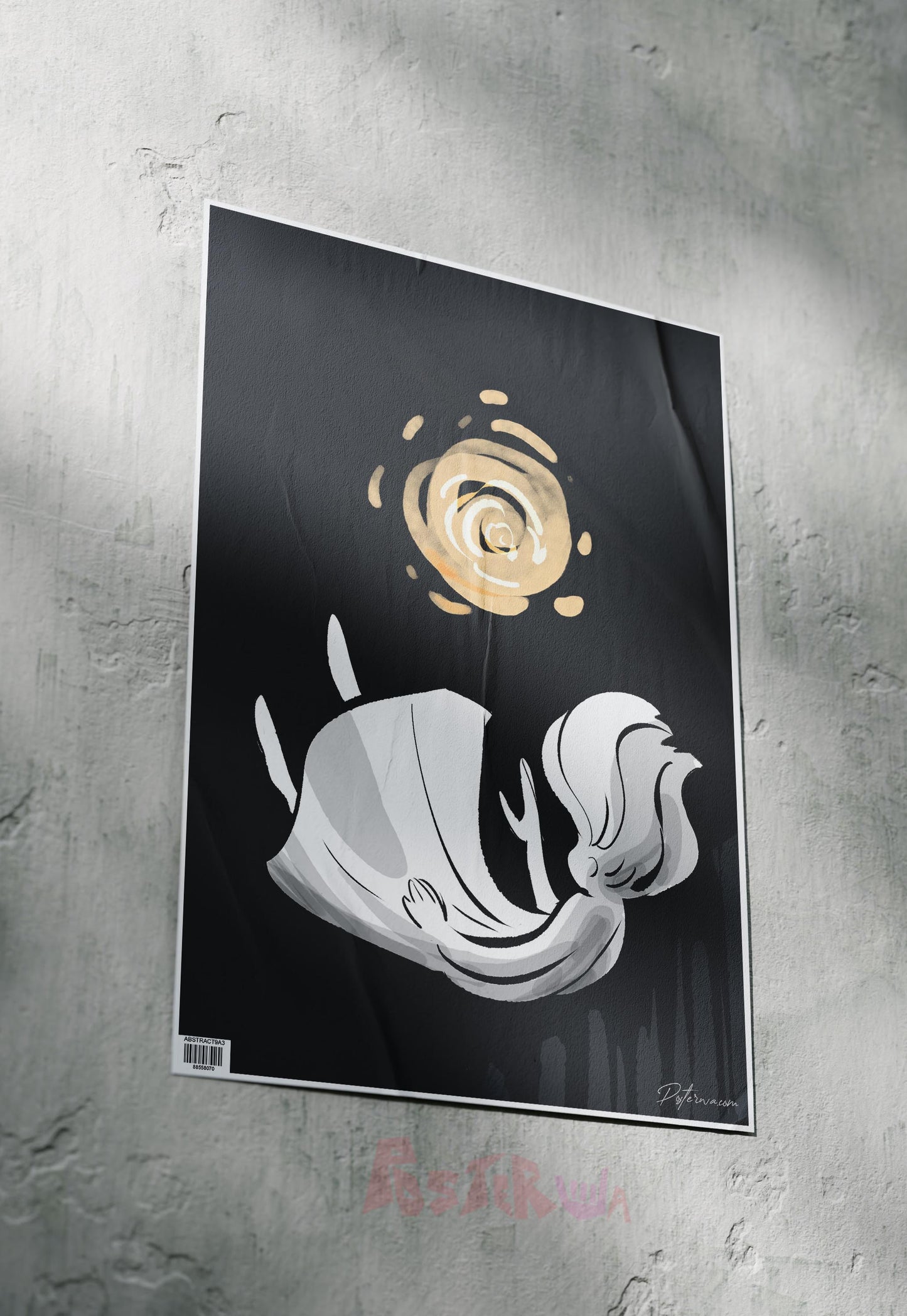 Celestial Descent | Abstract | Art Poster