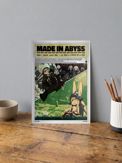 Descent into the Abyss | Made in Abyss | Anime Poster