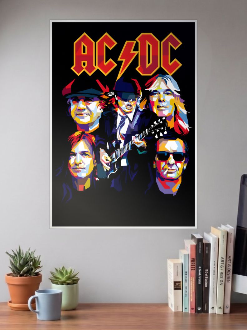 Electric Rebels | AC DC | Metal Bands Poster