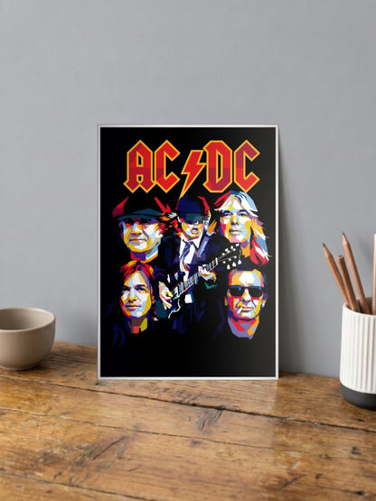 Electric Rebels | AC DC | Metal Bands Poster