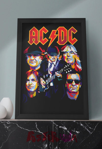 Electric Rebels | AC DC | Metal Bands Poster
