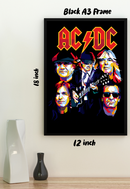 Electric Rebels | AC DC | Metal Bands Poster