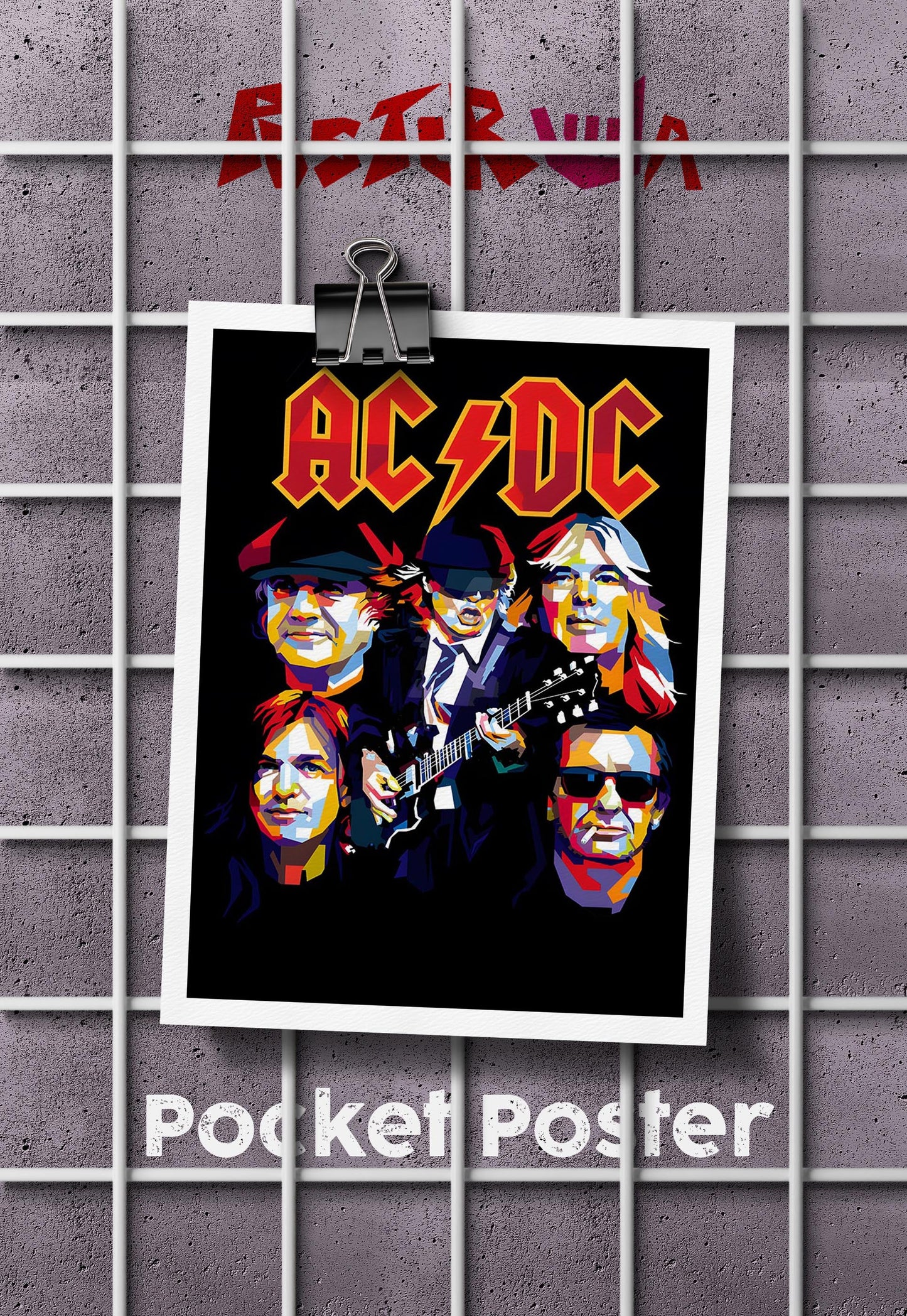 Electric Rebels | AC DC | Metal Bands Poster