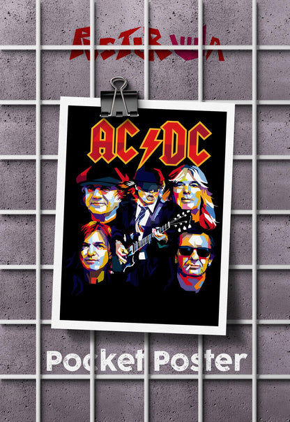 Electric Rebels | AC DC | Metal Bands Poster