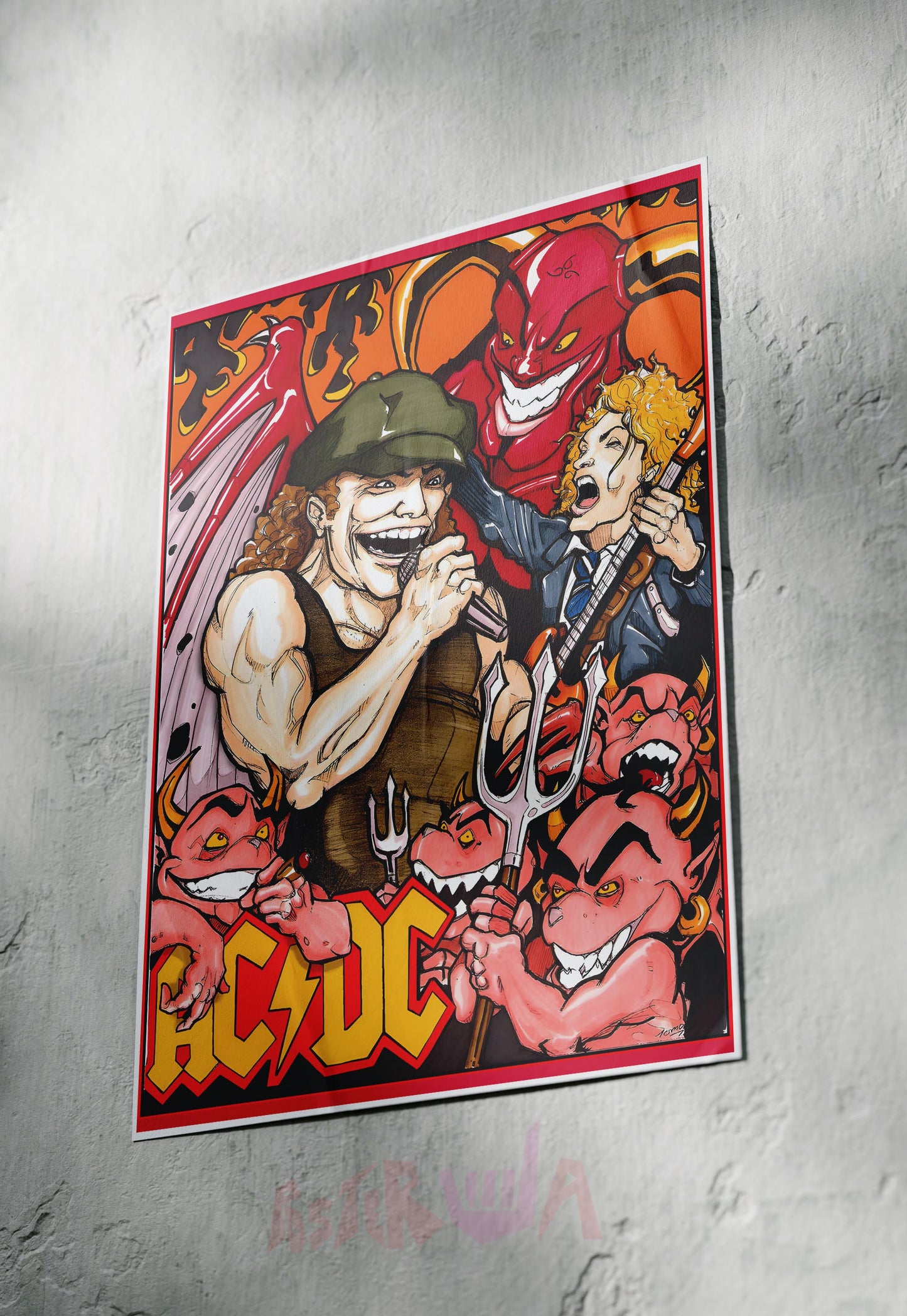 Rock Legends Unleashed | AC/DC | Metal Bands Poster