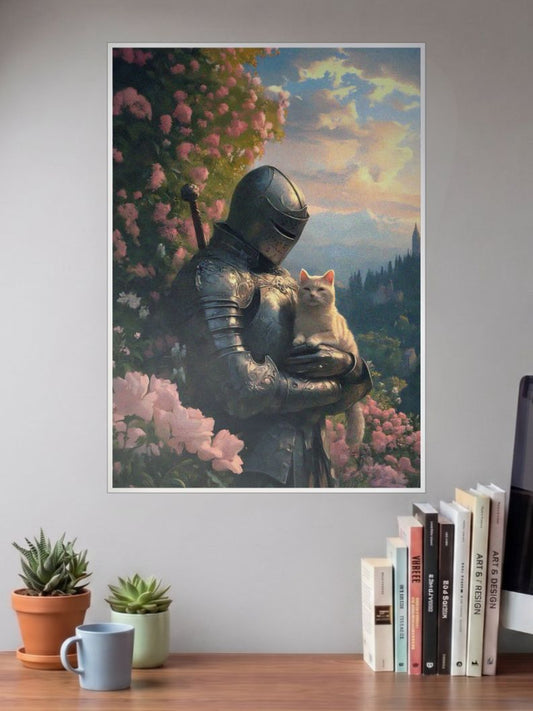 Feline Valor | Knight's Tale | Art Poster