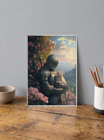 Feline Valor | Knight's Tale | Art Poster