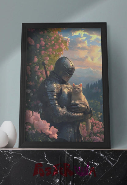 Feline Valor | Knight's Tale | Art Poster