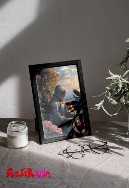 Feline Valor | Knight's Tale | Art Poster