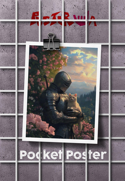 Feline Valor | Knight's Tale | Art Poster