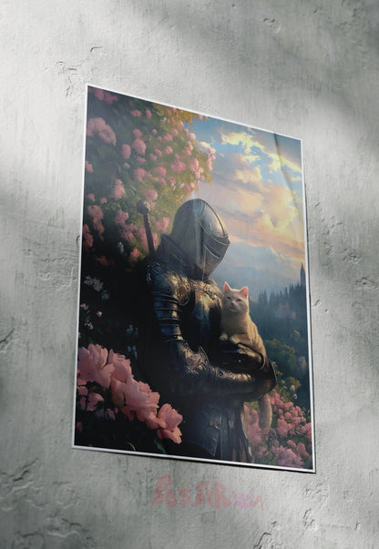 Feline Valor | Knight's Tale | Art Poster