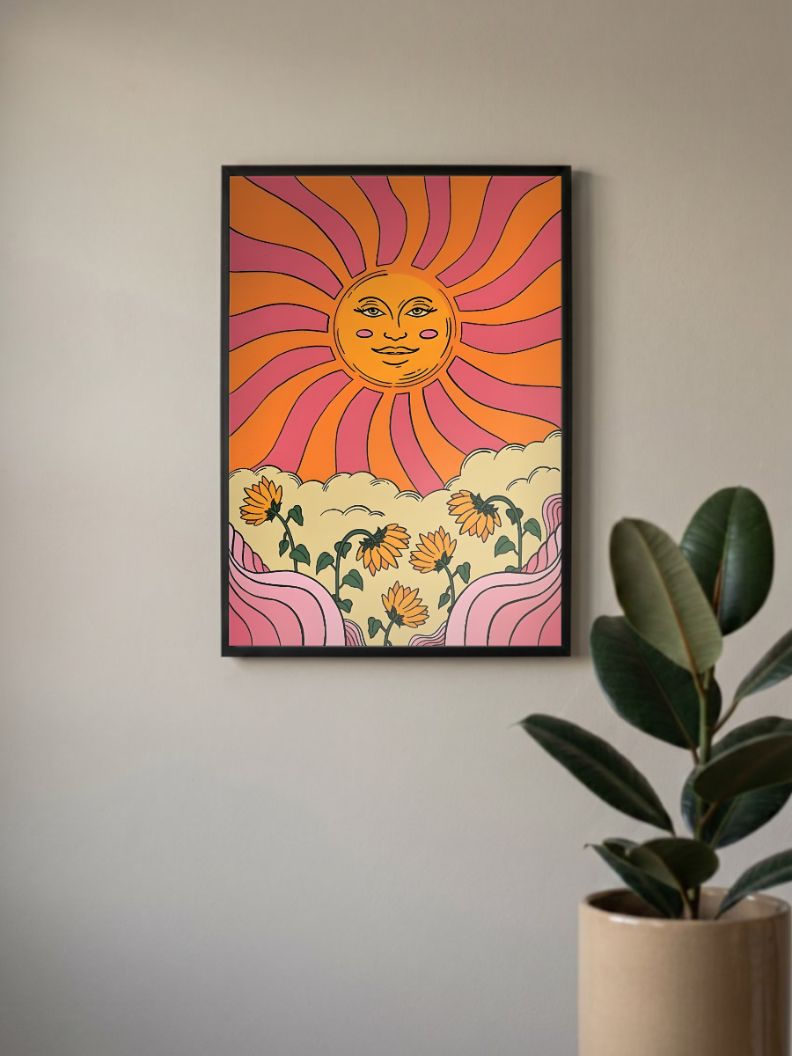 Sun Chaser Art Poster