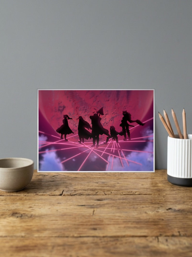 Akame Ga Kill Synthwave Poster