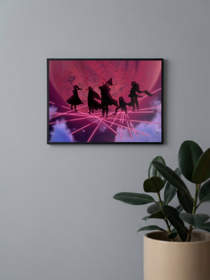 Akame Ga Kill Synthwave Poster