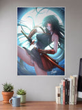 Akame Waifu Art Poster
