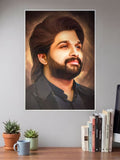 Vibrant Strokes of Stardom| Allu Arjun |Tollywood Movie Poster