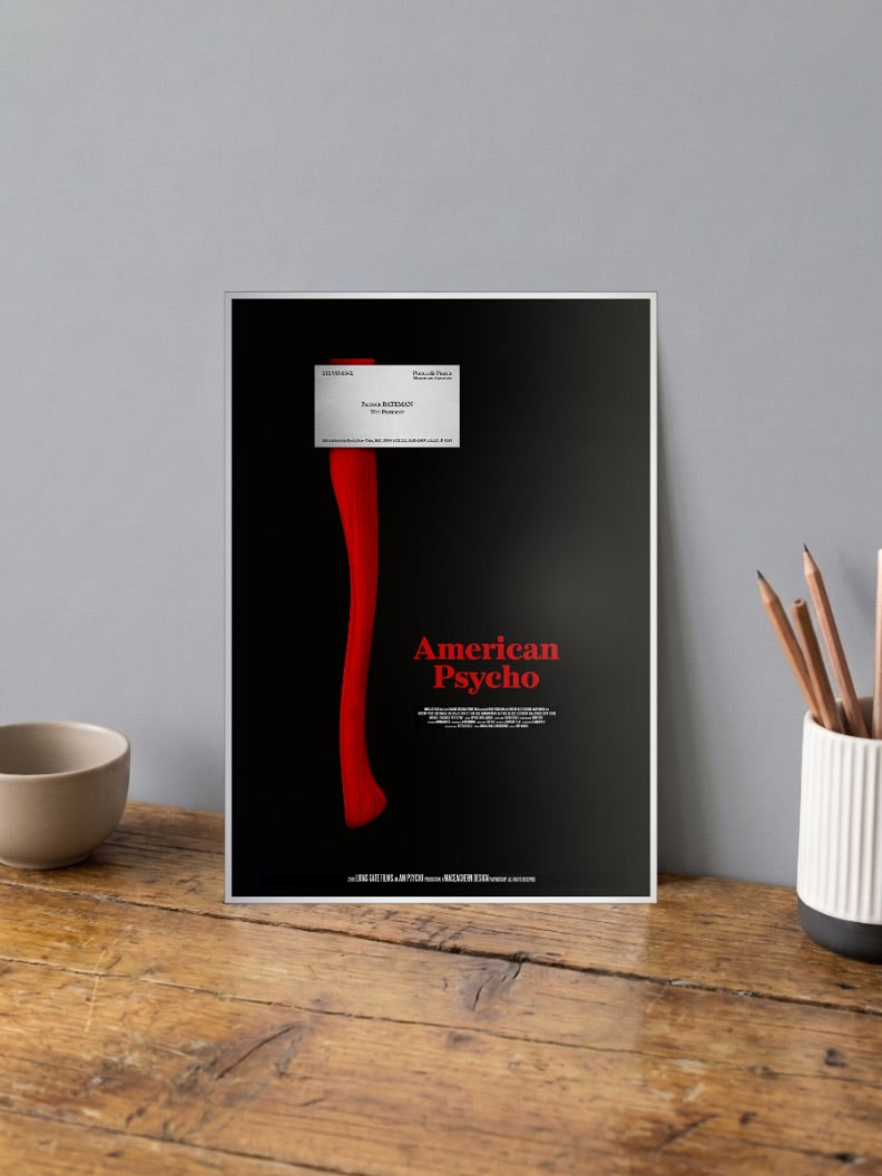 Patrick Bateman American Psycho Anime Poster
