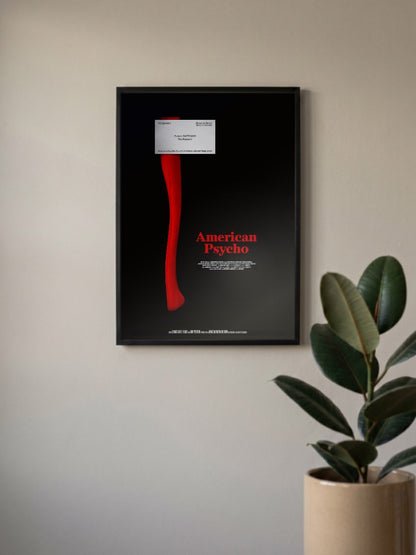 Patrick Bateman American Psycho Anime Poster
