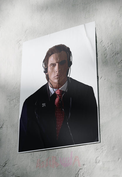 Psychotic Precision | American Psycho | Horror Movie Poster