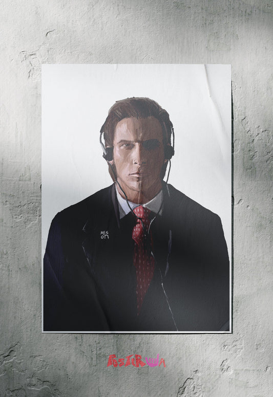 Psychotic Precision | American Psycho | Horror Movie Poster