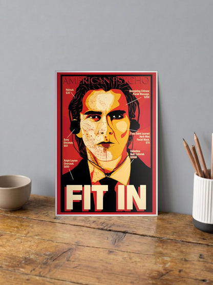 Psychotic Reflections | American Psycho | Horror Movie Poster