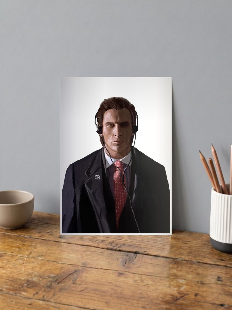 Psychotic Precision | American Psycho | Horror Movie Poster
