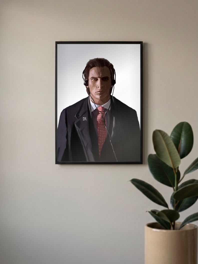 Psychotic Precision | American Psycho | Horror Movie Poster
