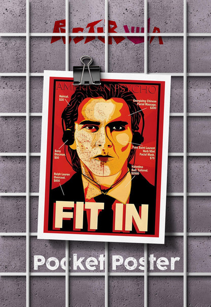 Psychotic Reflections | American Psycho | Horror Movie Poster