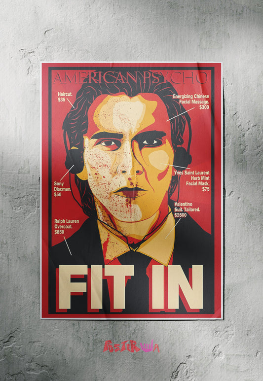 Psychotic Reflections | American Psycho | Horror Movie Poster