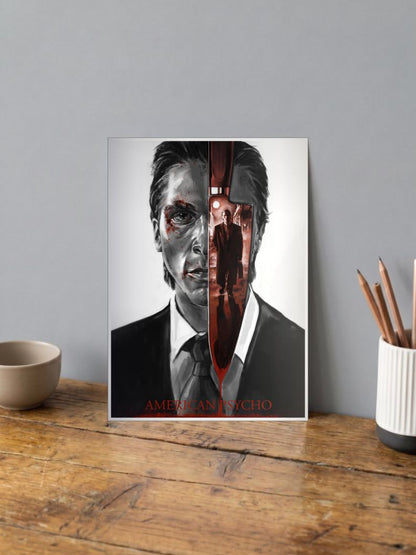 Psychotic Elegance | American Psycho | Horror Movie Poster